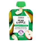 Tesco baby Food Pear & Apple Pouch 70g