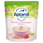 Aptamil Organic Banana & Strawberry Porridge 180g