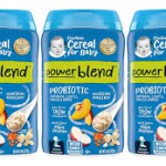 Gerber Probiotic Oatmeal & Peach Apple Baby Cereal 227g